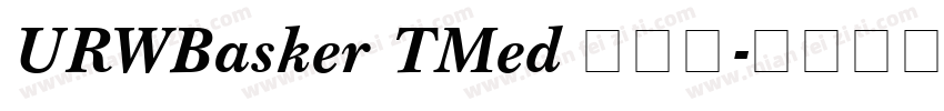URWBasker TMed 英文体字体转换